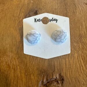 Marble Stud Earrings